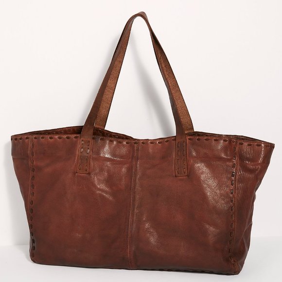 Free People Collection Camille Tote | Chocolate - Picture 2 of 11